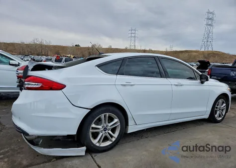 2018 Ford Fusion Se из США, поврежденный, VIN 3FA6P0H78JR123737